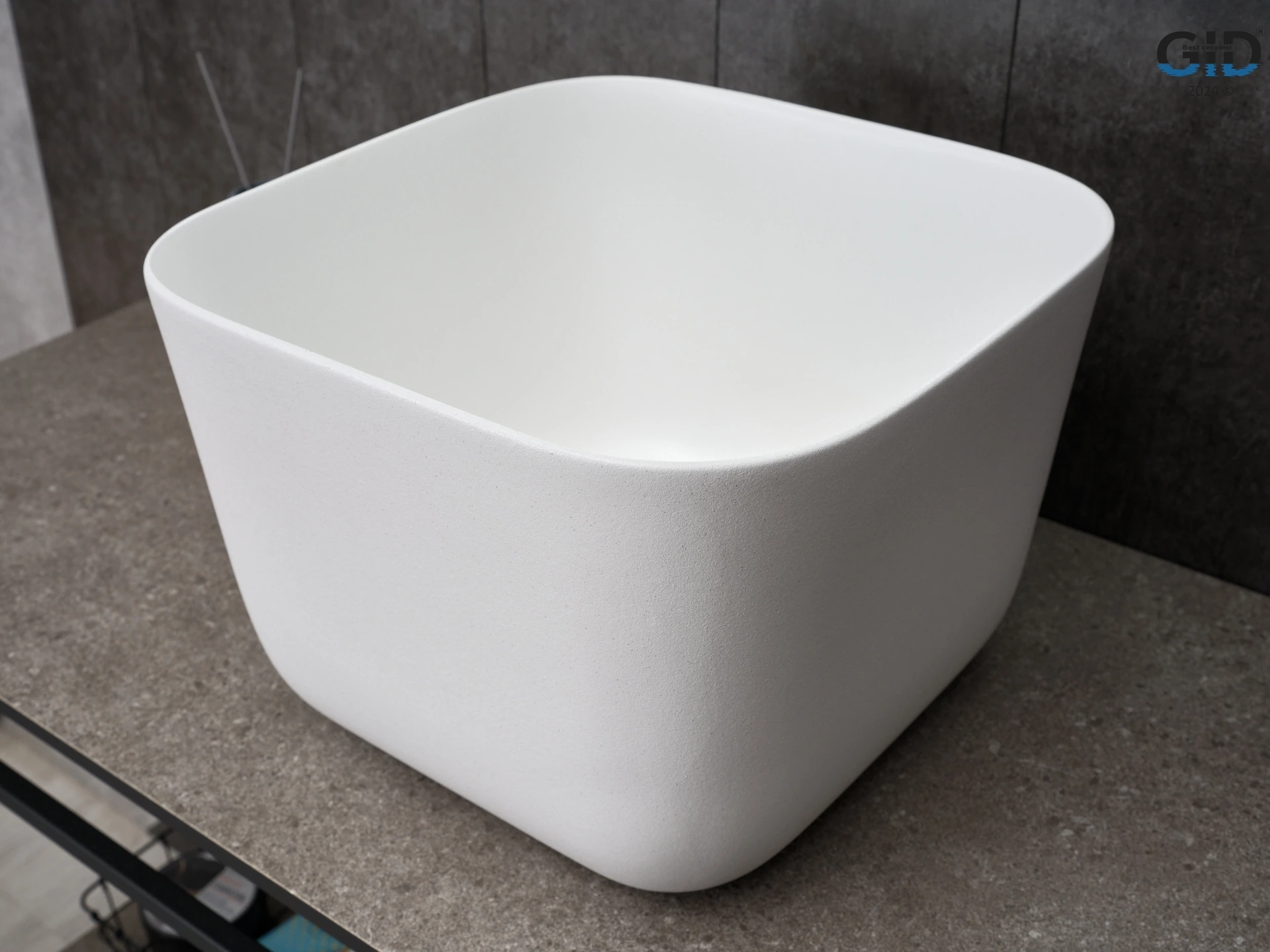 Изображение товара Раковина Gid N9301wg 51234 накладная белая 36x36x25.5 от магазина N&M Home
