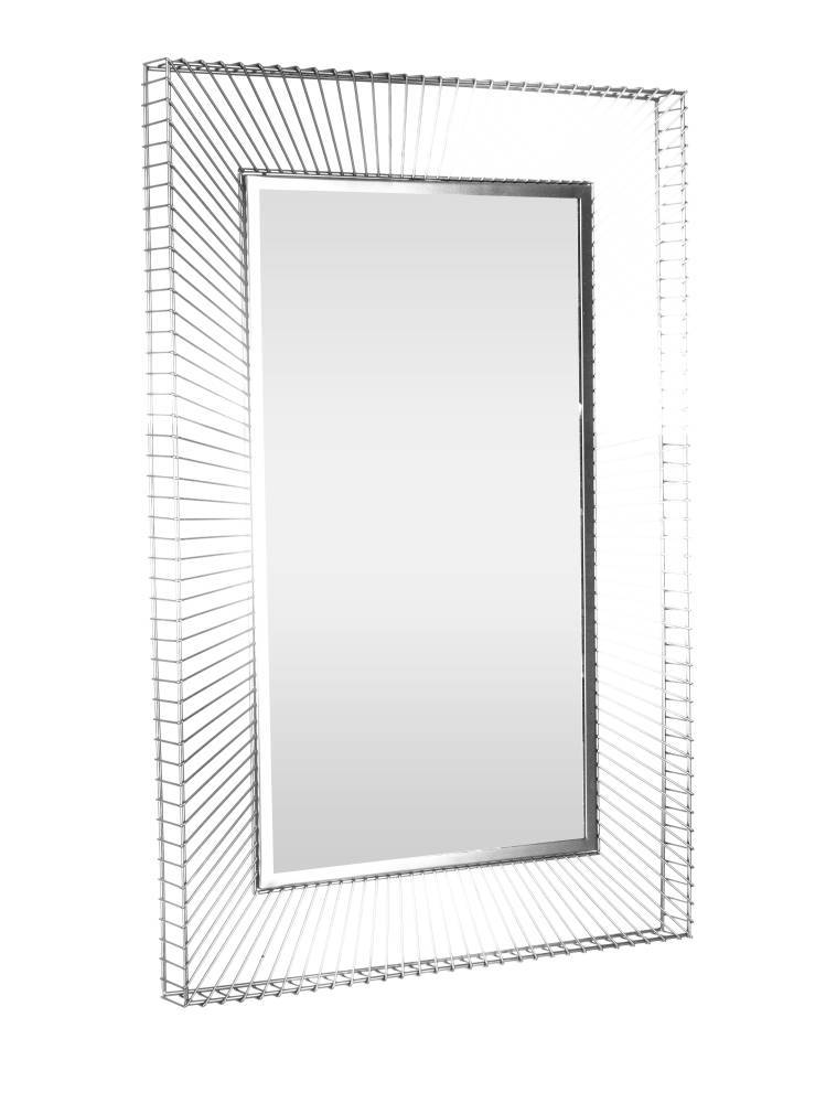Изображение товара 425017 Зеркало декоративное MASINLOC, L545, B50, H1195, сталь, зеркальное стекло, серебристый от магазина N&M Home
