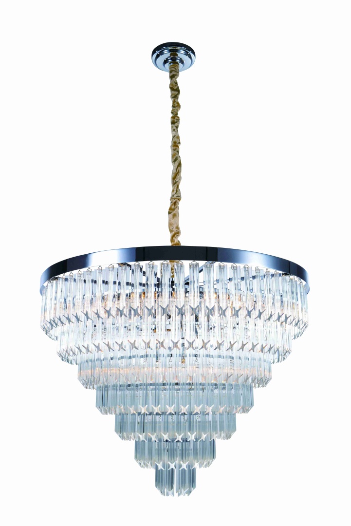 Изображение товара 5731R/18 CHROME+CLEAR (1) Люстра (в 2-х коробках) NW # от магазина N&M Home