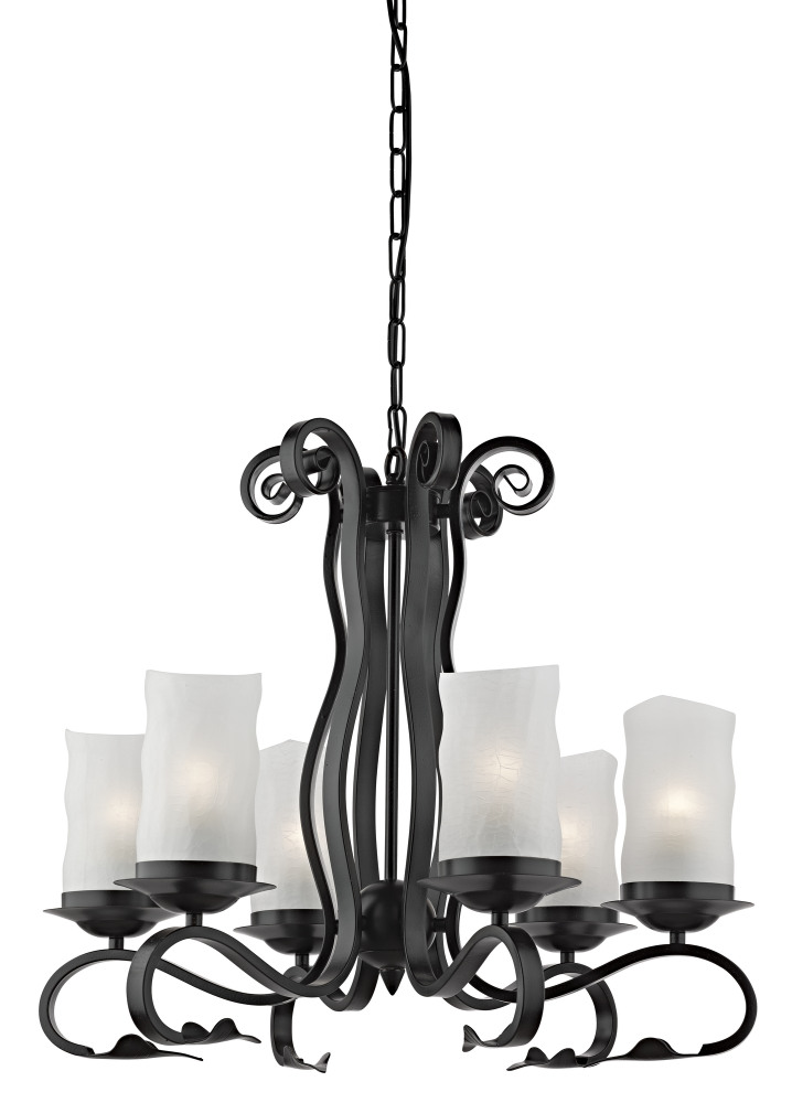 Изображение товара Подвесная люстра Scroll A7915LM-6BK от магазина N&M Home