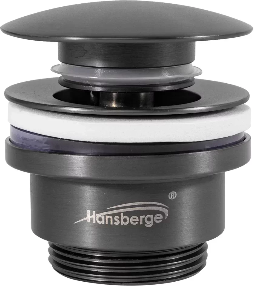 Изображение товара Донный клапан для раковины Hansberge H107 Графит от магазина N&M Home