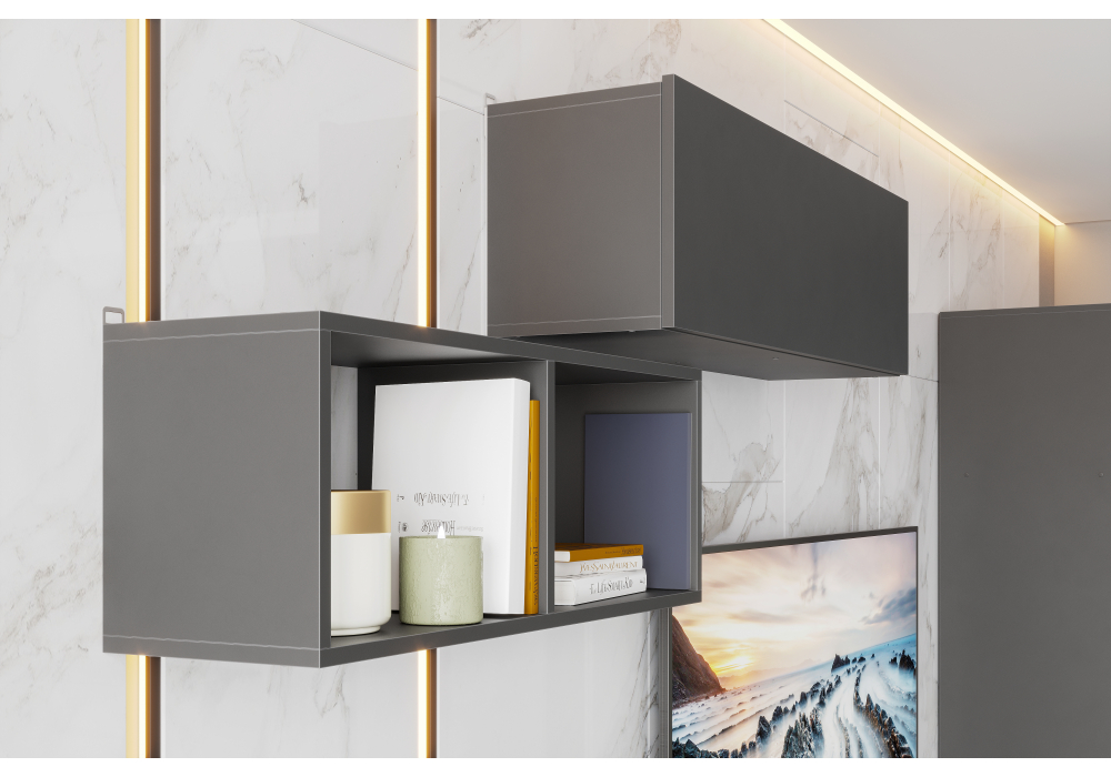 Изображение товара Шкаф Сибити графит серый от магазина N&M Home