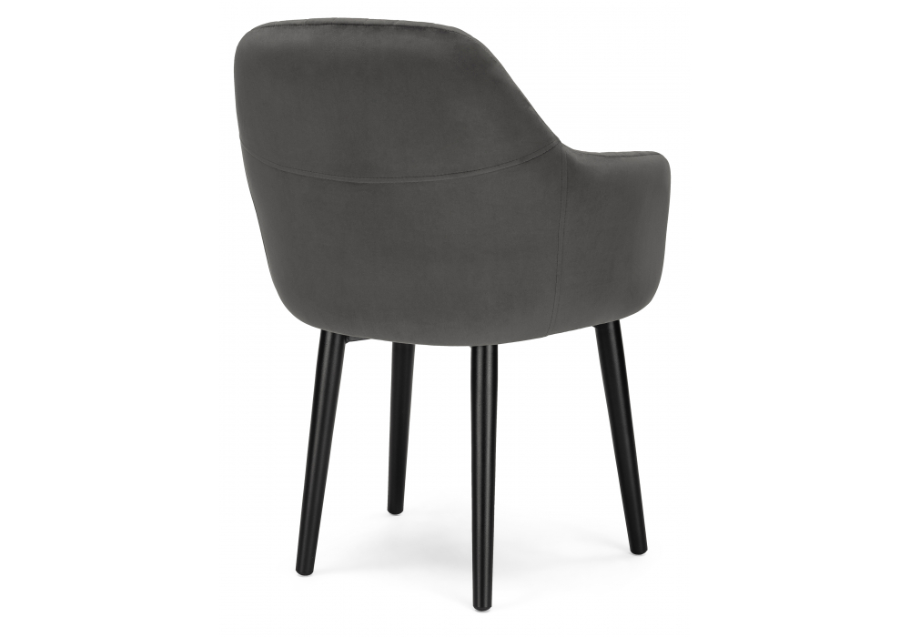 Изображение товара Стул на металлокаркасе Бри серое / черное от магазина N&M Home