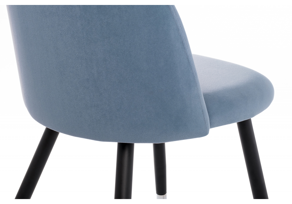 Изображение товара Стул на металлокаркасе Gabi blue / black от магазина N&M Home