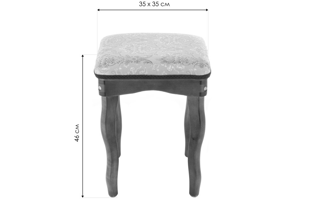 Изображение товара Табурет Орфео орех / бежевый от магазина N&M Home