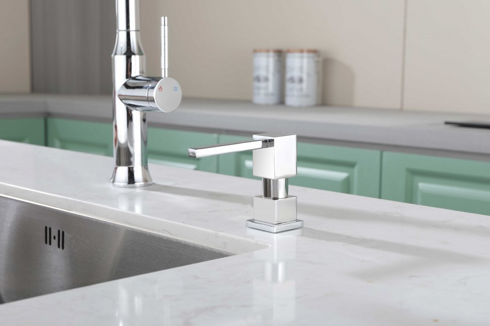 Изображение товара Дозатор для мыла Grocenberg AC0033 (Хром) от магазина N&M Home