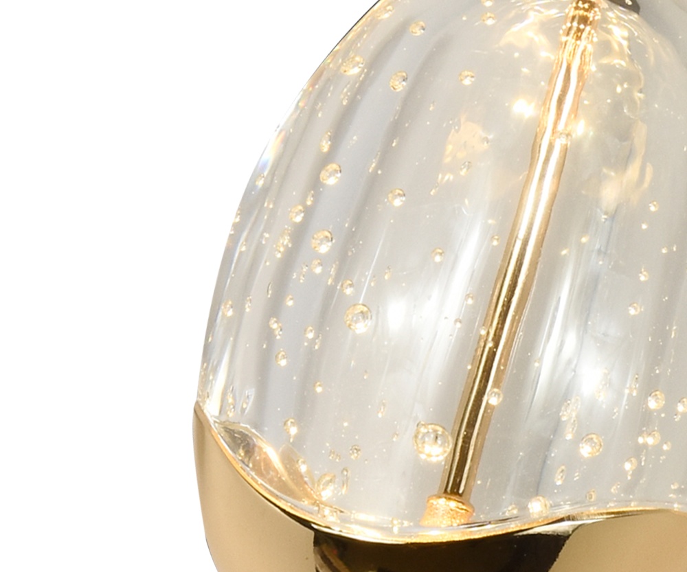 Изображение товара 07866-1A,33 Подвес Берти золото  d10 h190 Led 6w (3000K) от магазина N&M Home