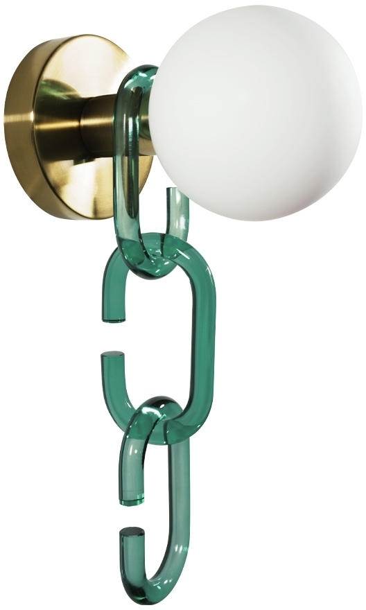 Изображение товара Бра Chain 10128W Green от магазина N&M Home