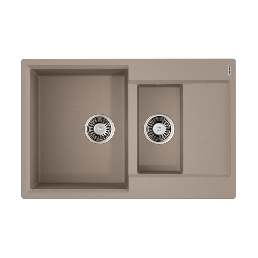 Изображение товара Omoikiri Daisen 78-2T-SA Tetogranit/бежевый от магазина N&M Home
