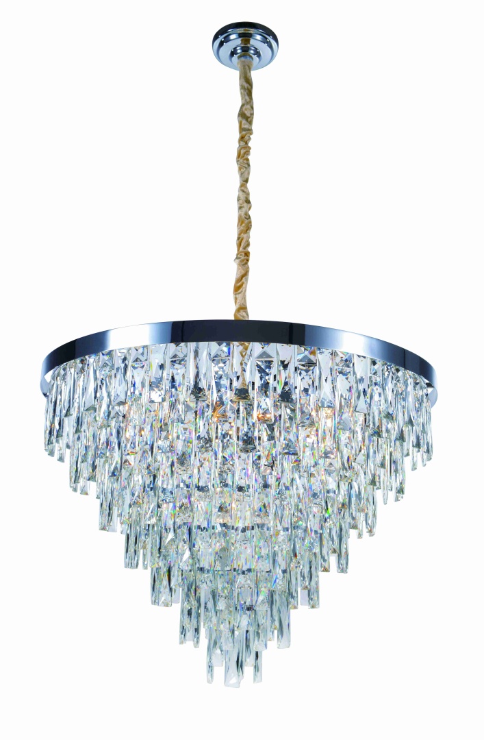 Изображение товара 5729R/18A CHROME+CLEAR (1) Люстра (в 2-х коробках) NW от магазина N&M Home