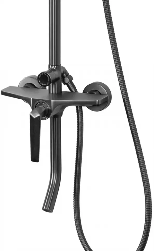 Изображение товара Душевая система Hansberge H5068 Графит от магазина N&M Home