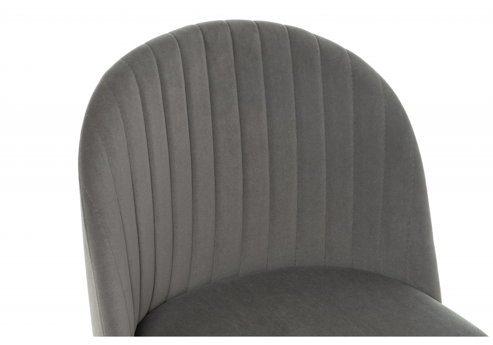 Изображение товара Стул на металлокаркасе Gabi 1 dark gray / black от магазина N&M Home