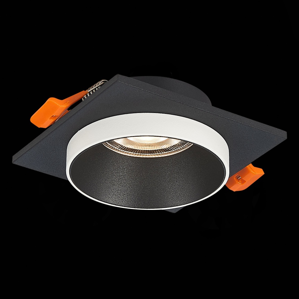 Изображение товара ST206.418.01 Св-к встр. Черный GU10 1*50W  L92xW92xH38 220V Без ламп от магазина N&M Home