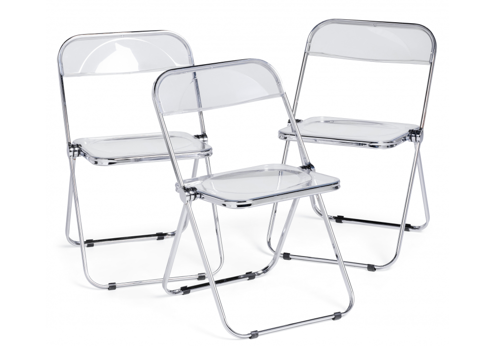 Изображение товара Пластиковый стул Fold складной clear от магазина N&M Home