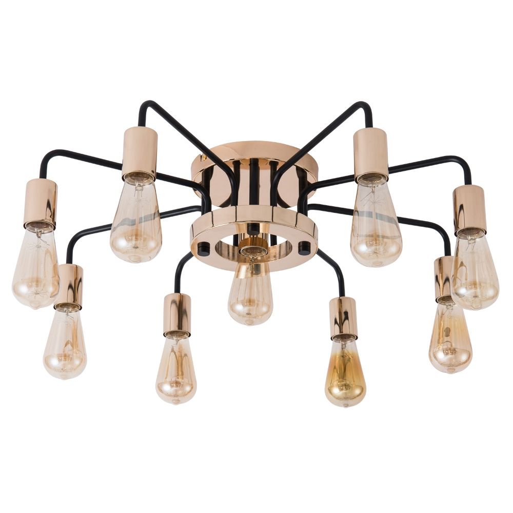 Изображение товара Потолочная люстра Gelo A6001PL-9BK от магазина N&M Home