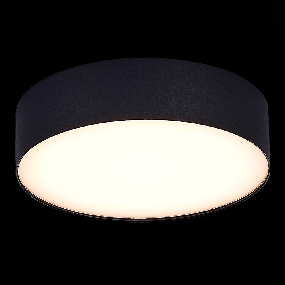 Изображение товара ST606.432.27 Светильник потолочный Черный LED 1*27W 3000K 2 430Lm Ra>90 120° IP20 D220xH55 185-265V от магазина N&M Home