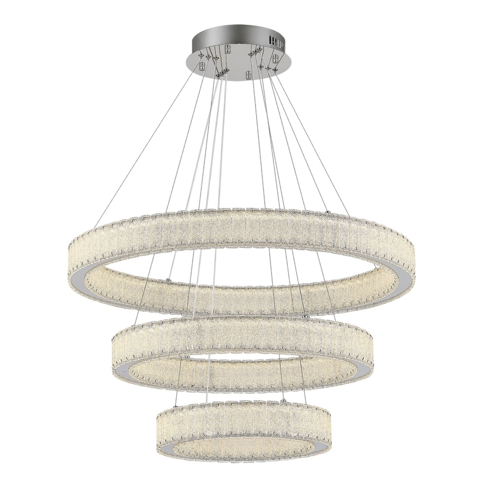 Изображение товара SL6008.103.03 Люстра подвесная ST-Luce Хром/Хром LED 3*95W 3000K от магазина N&M Home