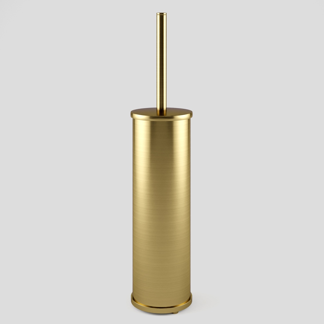 Изображение товара K-1027BRUSHED GOLD  Щетка для унитаза напольная от магазина N&M Home