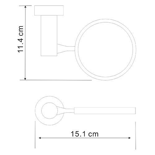 Изображение товара Donau C176 Держатель щетки для унитаза от магазина N&M Home