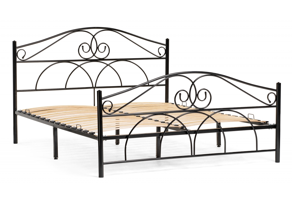 Изображение товара Кровать Морика 160х200 черная от магазина N&M Home