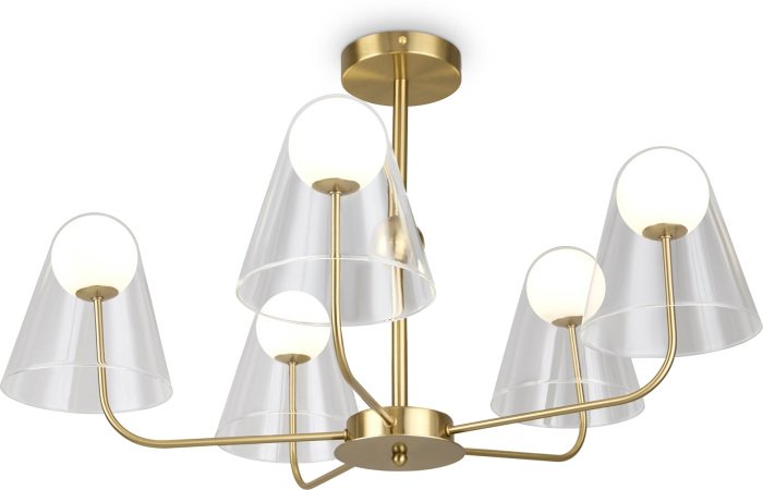 Изображение товара Потолочная люстра Doublety FR5382PL-05BS от магазина N&M Home