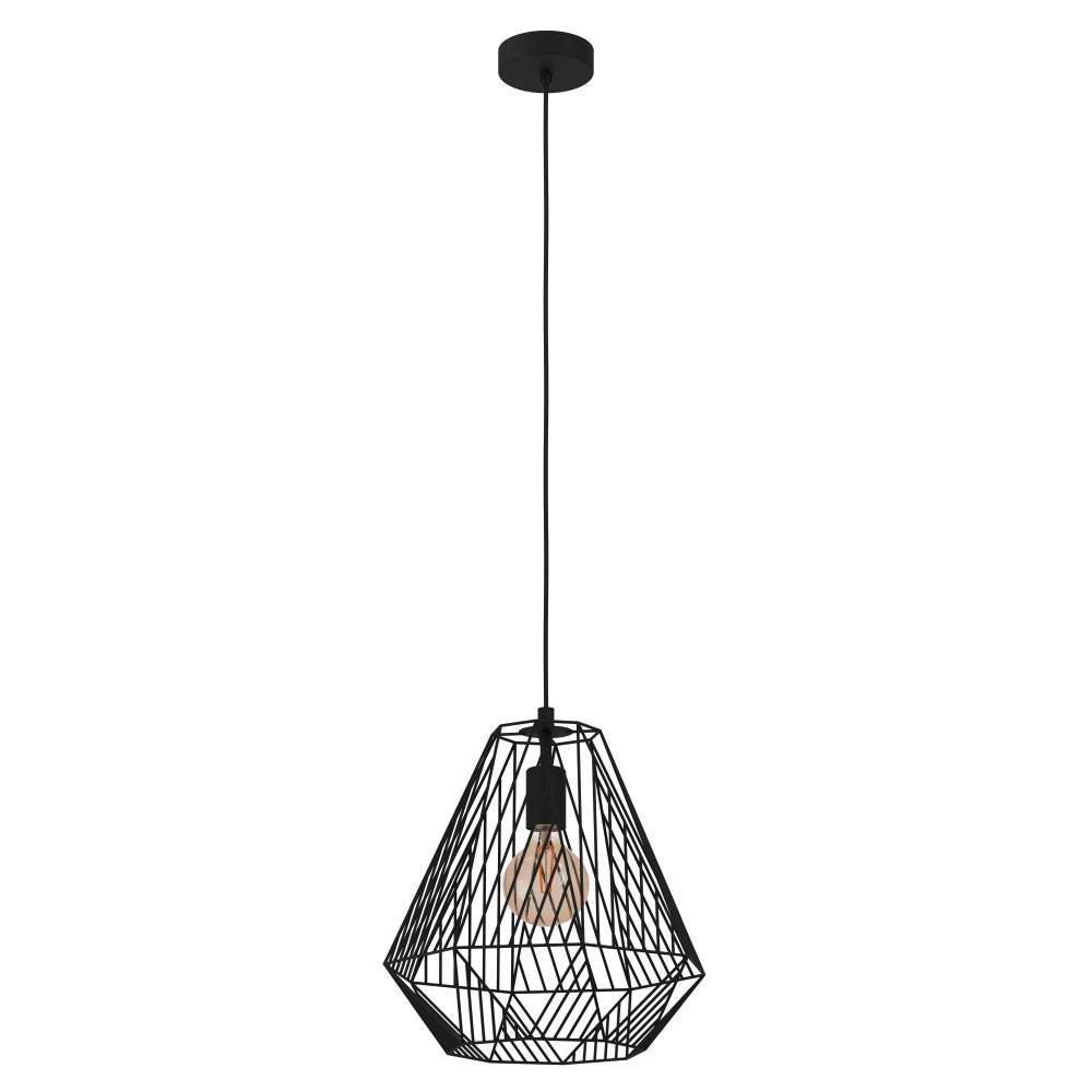Изображение товара 43692 Подвесной потолочный светильник (люстра) STYPE, 1Х40W, E27, H1100, ?330, сталь, черный от магазина N&M Home