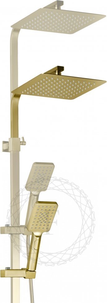 Изображение товара Душевая система FILARETE Waterfall FL2010 (Матовое золото) от магазина N&M Home