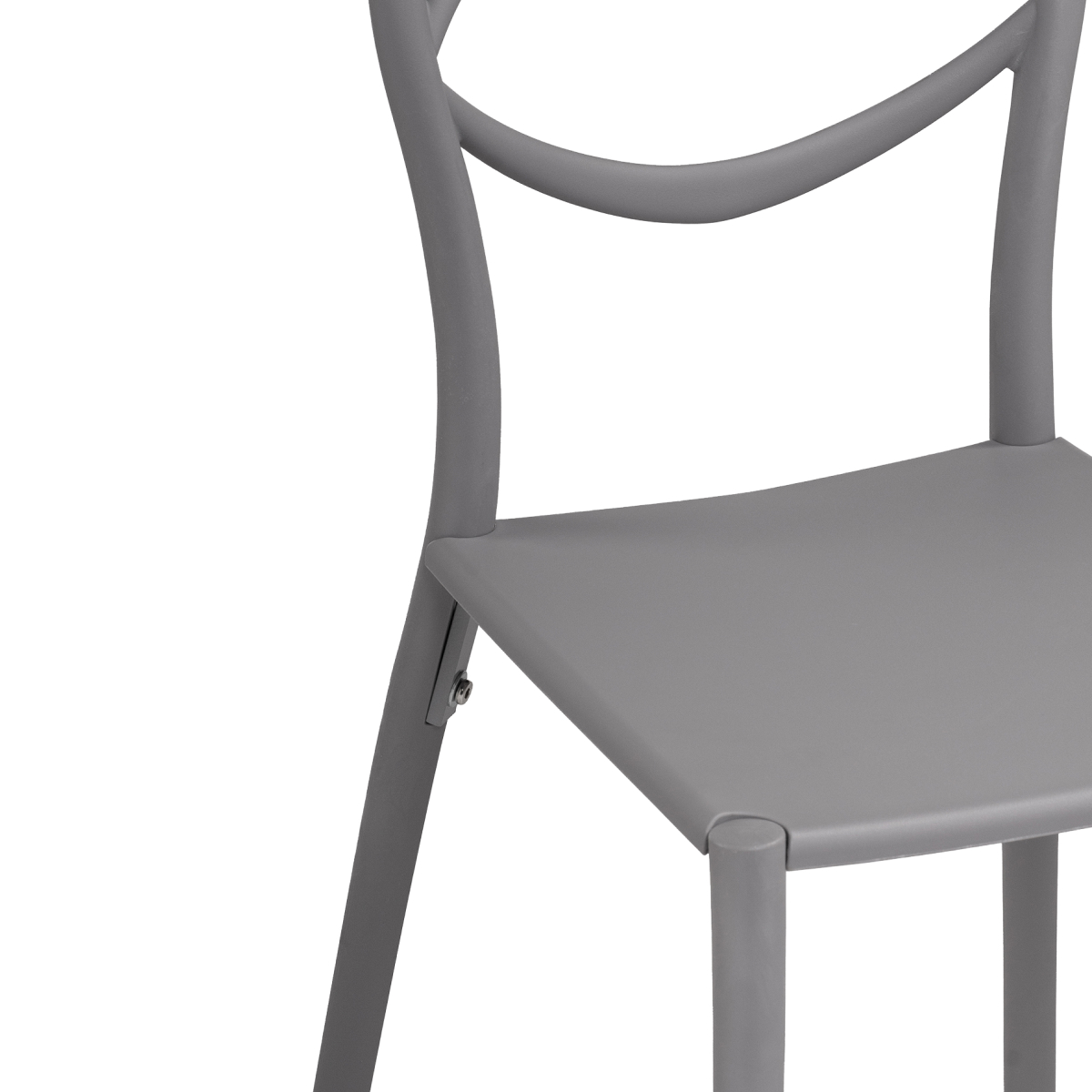 Изображение товара Пластиковый стул Simple gray от магазина N&M Home