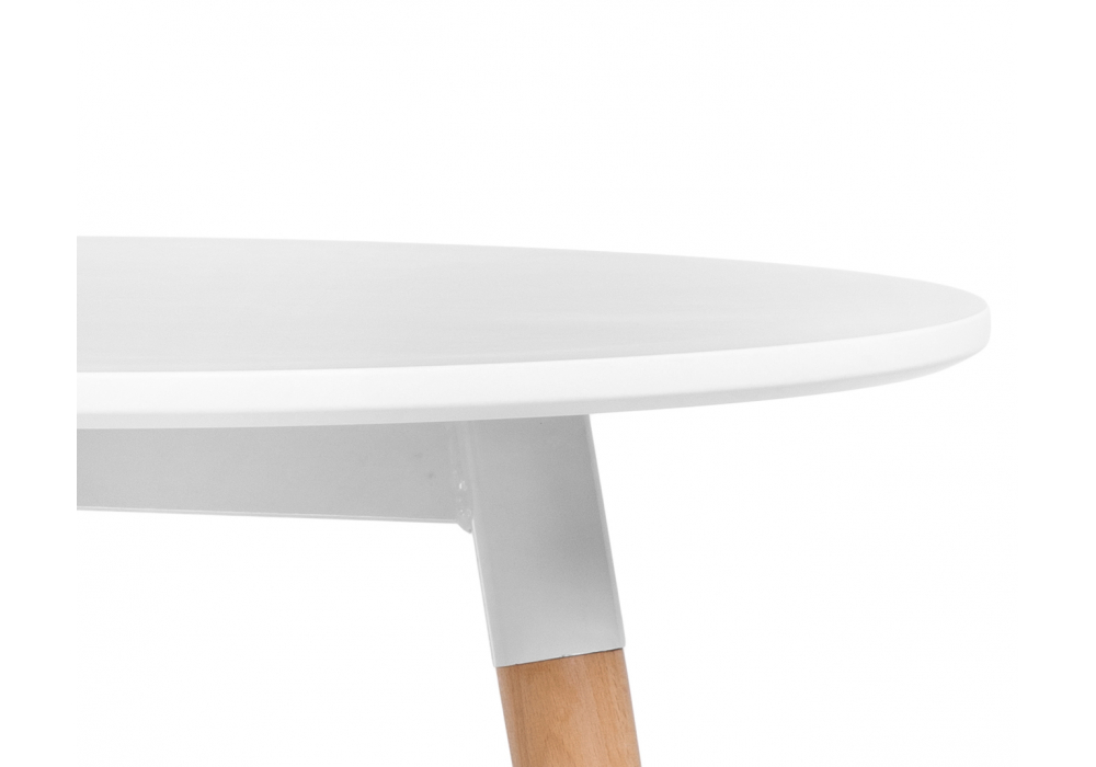 Изображение товара Стол деревянный Lorini 60 white / wood от магазина N&M Home