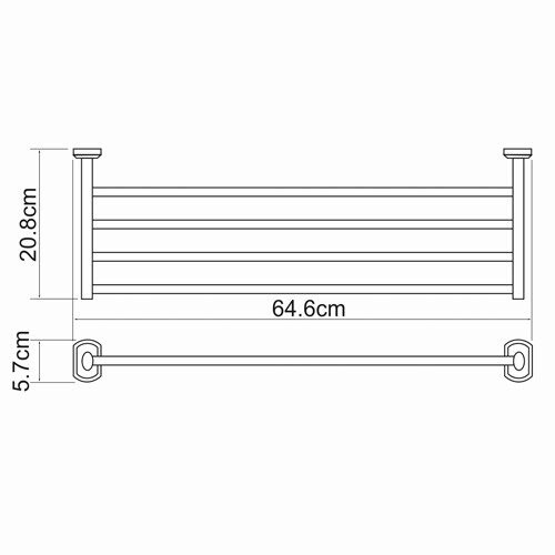 Изображение товара Oder K-3011 Полка для полотенец от магазина N&M Home