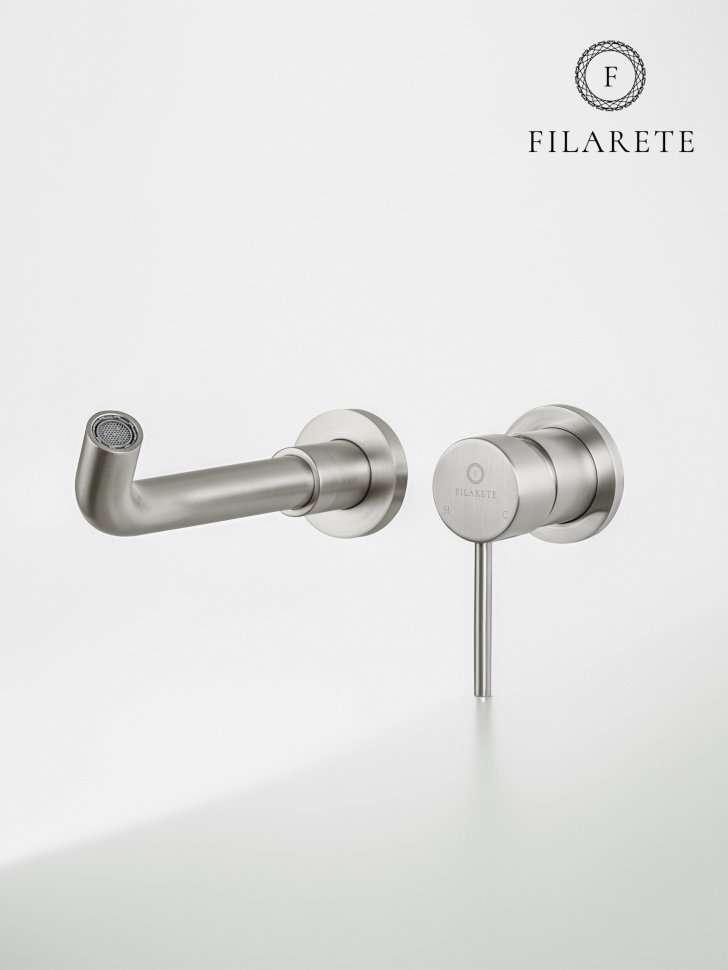 Изображение товара Cмеситель для раковины FILARETE Roun FL4020 (Никель) от магазина N&M Home