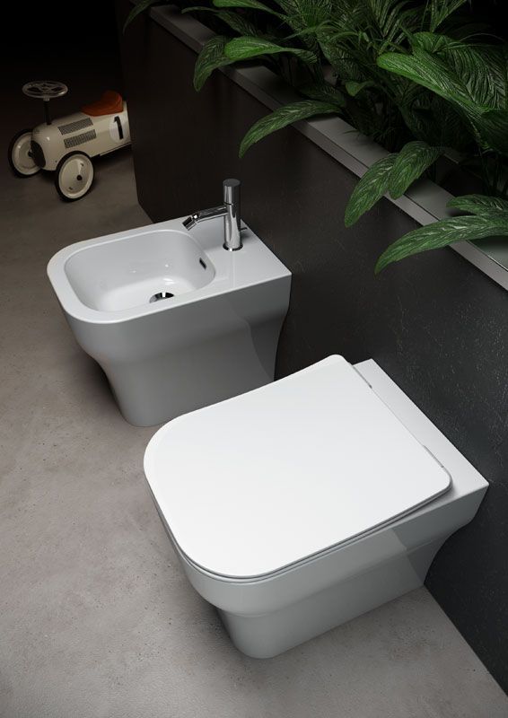 Изображение товара Olympia Synthesis Eco, напольное биде 52x36xh42, цвет белый глянцевый от магазина N&M Home
