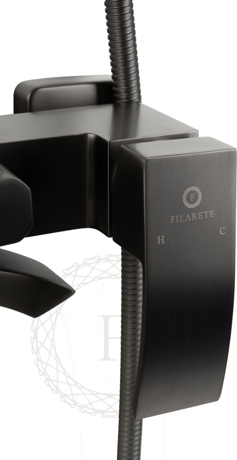 Изображение товара Душевая система FILARETE Waterfall FL2010 (Графит) от магазина N&M Home