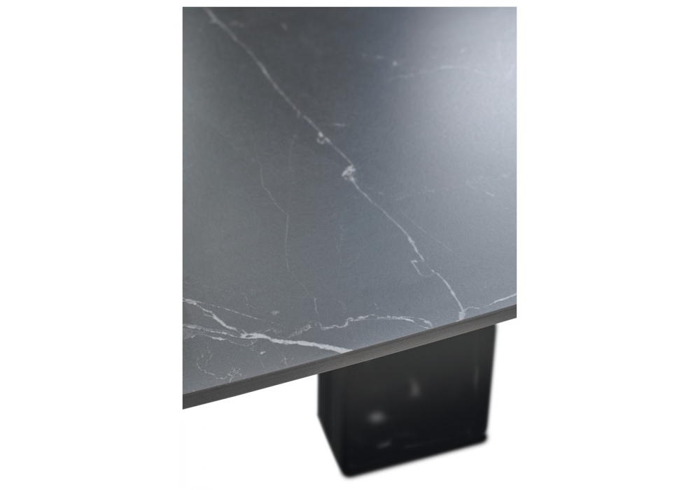Изображение товара Керамический стол Balde 140 matt black marble solid ceramic / black от магазина N&M Home