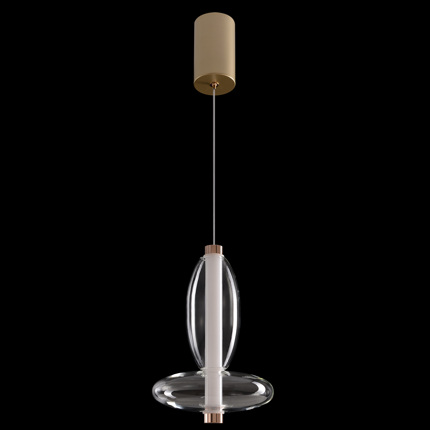 Изображение товара Светильник подвесной Crystal Lux QUASAR SP7W LED TRANSPARENT от магазина N&M Home