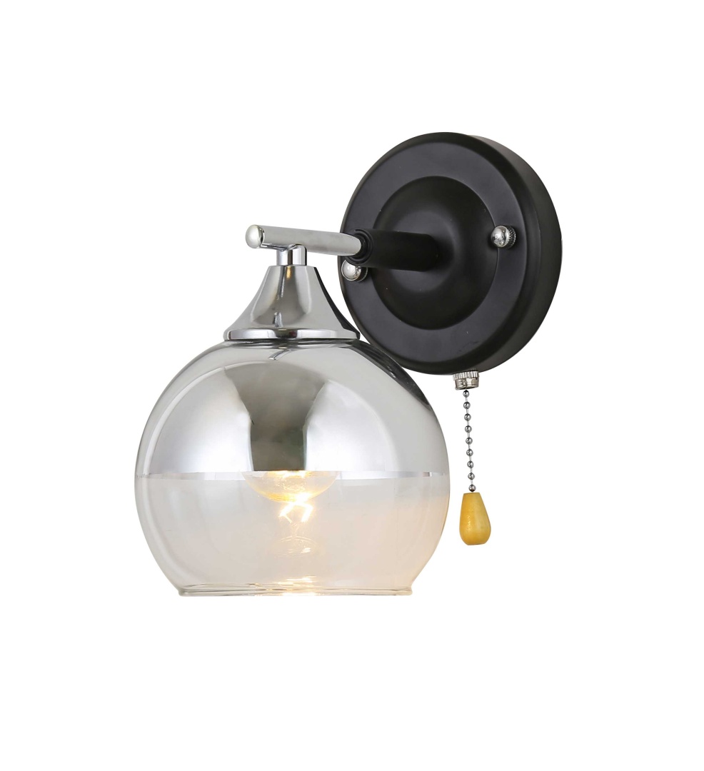 Изображение товара 74539/1W CHROME+BLACK (5) Настенный светильник (RL) от магазина N&M Home