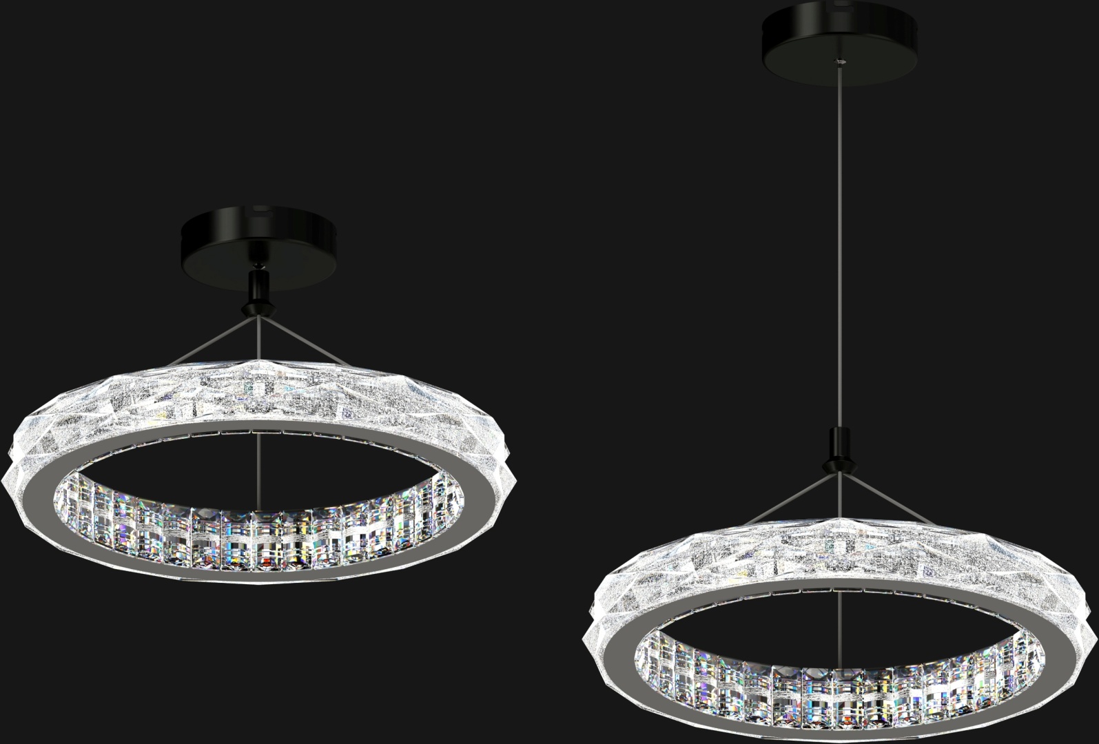 Изображение товара 1001-500P BK+CR (1) Люстра RL от магазина N&M Home