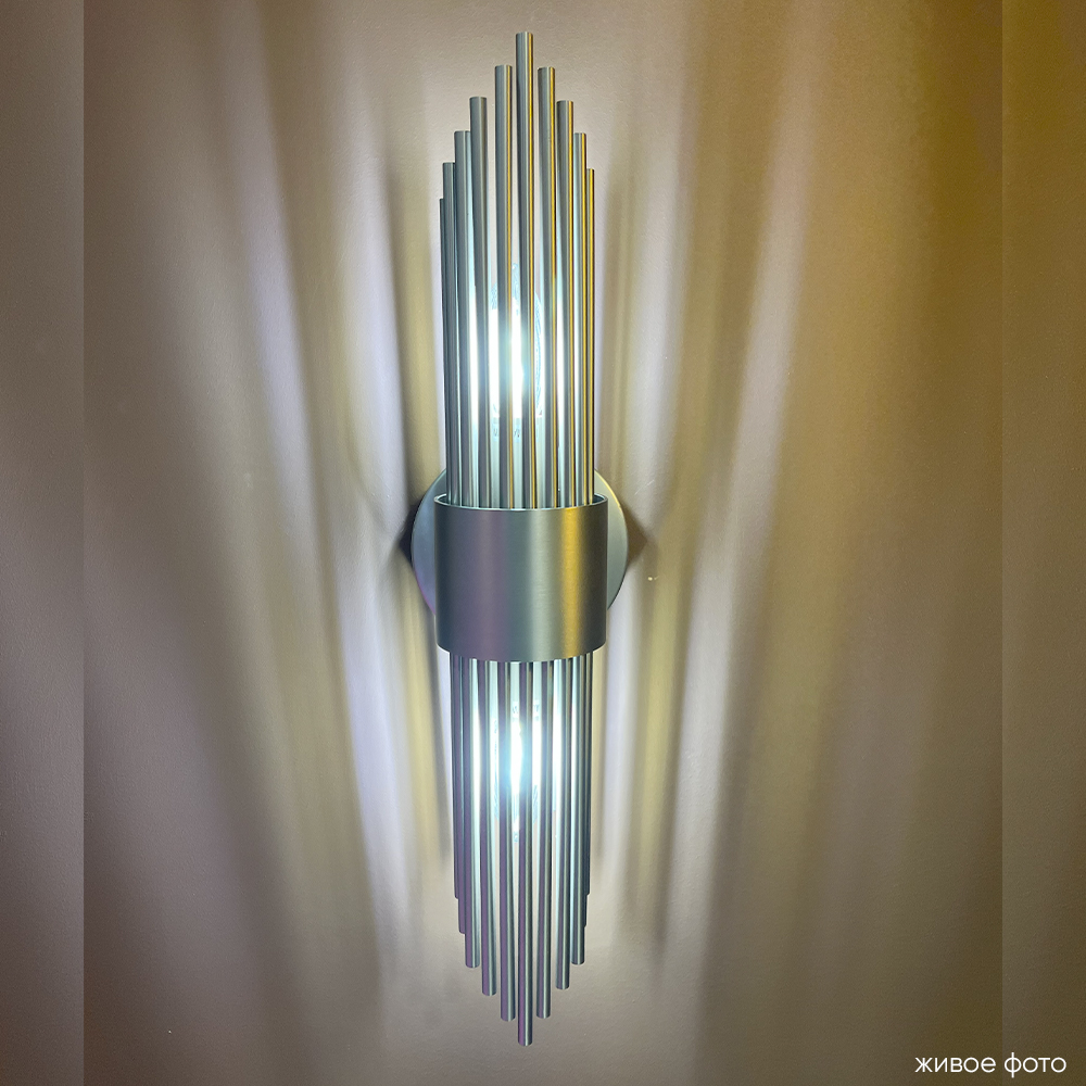 Изображение товара Бра Crystal Lux RUDOLFO AP2 NICKEL от магазина N&M Home