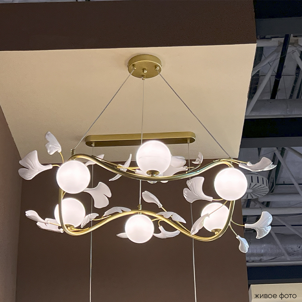 Изображение товара Люстра Crystal Lux COLIBRI SP6 GOLD от магазина N&M Home