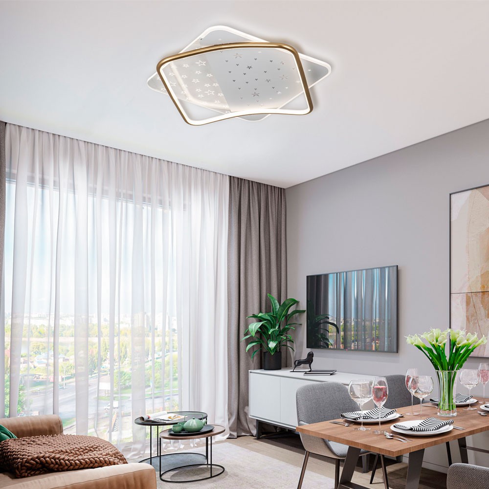 Изображение товара Потолочный светильник LED4U L1037-520 GD от магазина N&M Home