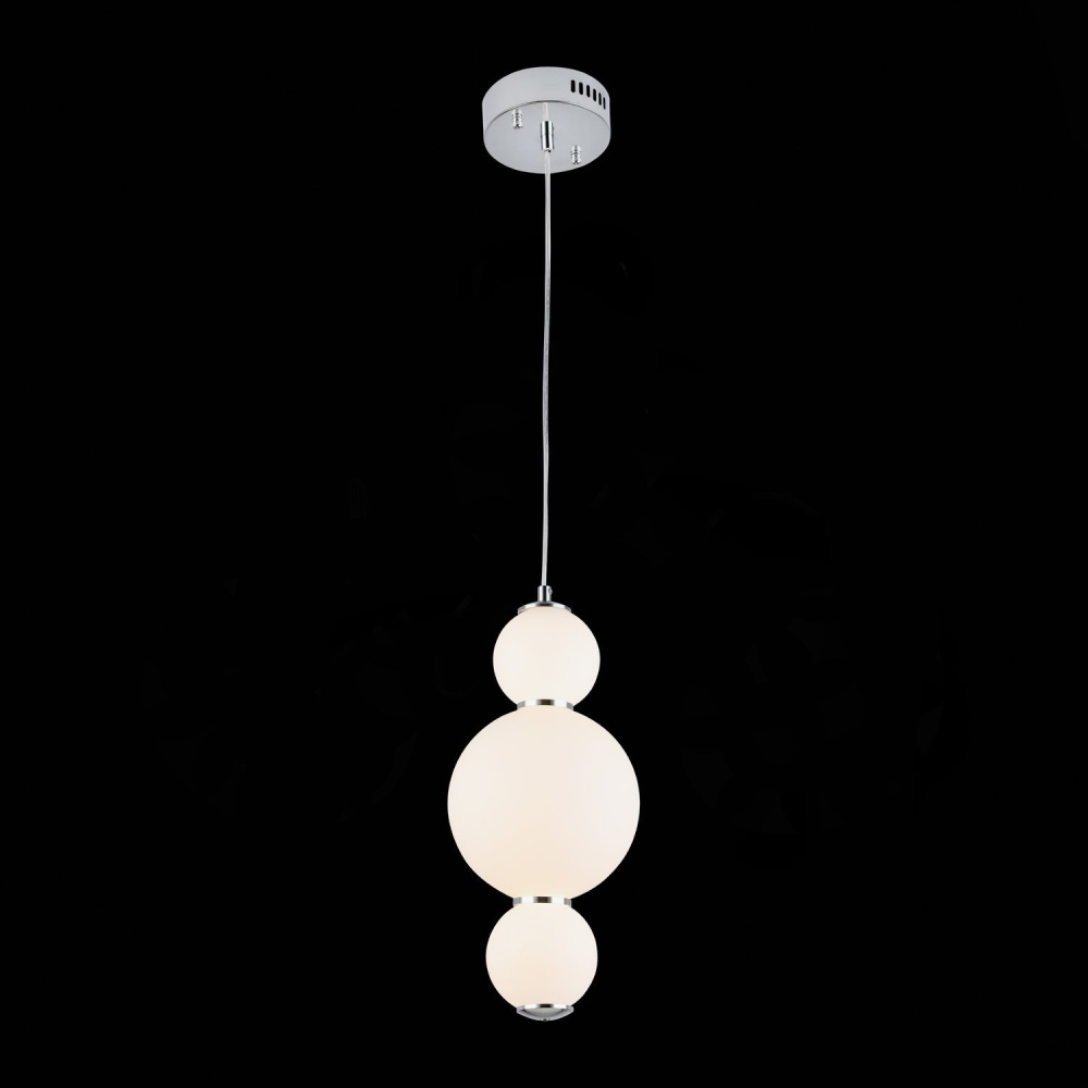 Изображение товара SL1583.113.01 Светильник подвесной ST-Luce Хром/Белый LED 1*12W 3000K от магазина N&M Home