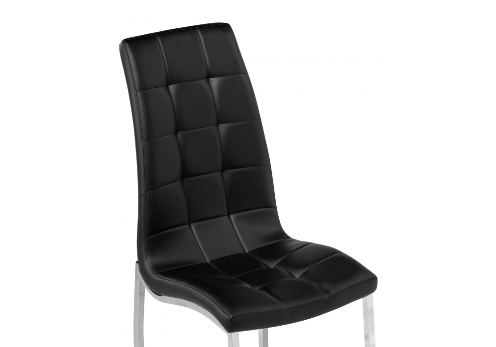 Изображение товара Обеденная группа Саито 80 black / chrome от магазина N&M Home