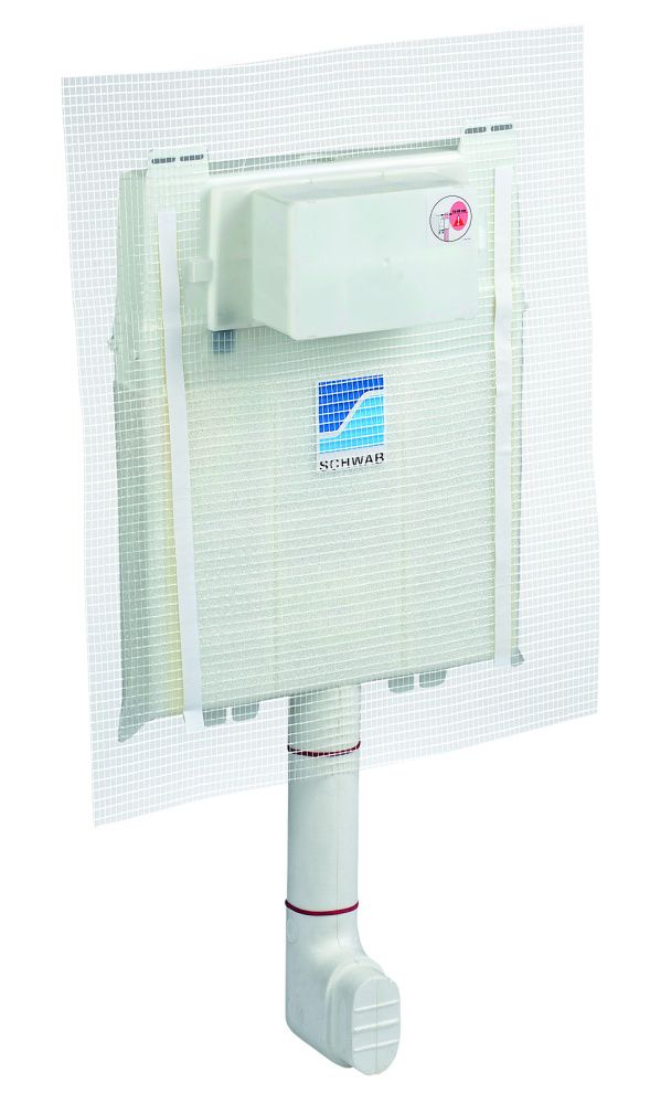 Изображение товара Schwab, бачок для приставного унитаза для клавиш OvateDuo/DotsDuo/Caro/Genera/Futura от магазина N&M Home