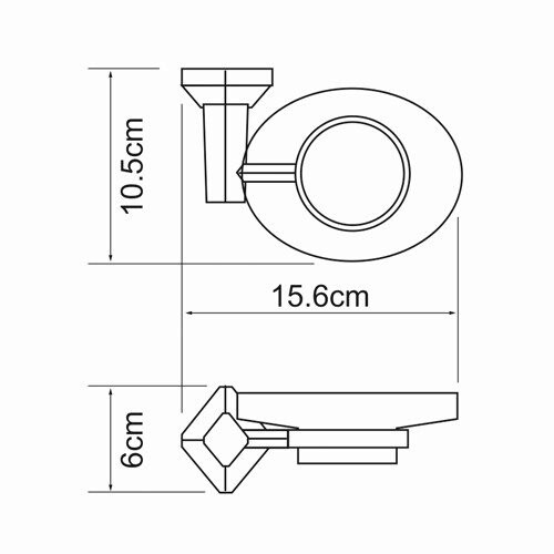 Изображение товара Aller K-1129 Мыльница от магазина N&M Home