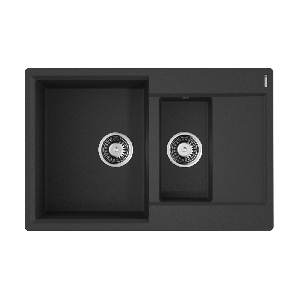 Изображение товара Omoikiri Daisen 78-2T-BL Tetogranit/черный от магазина N&M Home