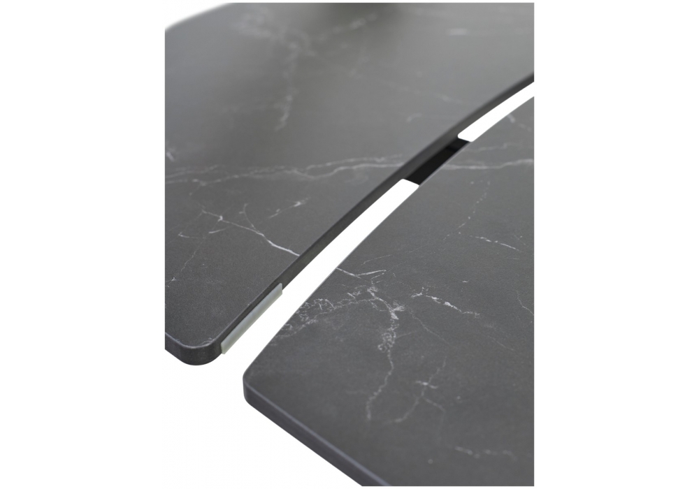 Изображение товара Керамический стол Balde 140 matt black marble solid ceramic / black от магазина N&M Home