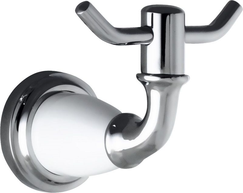 Изображение товара Sanibano Zafiro, крючок двойной, цвет хром от магазина N&M Home