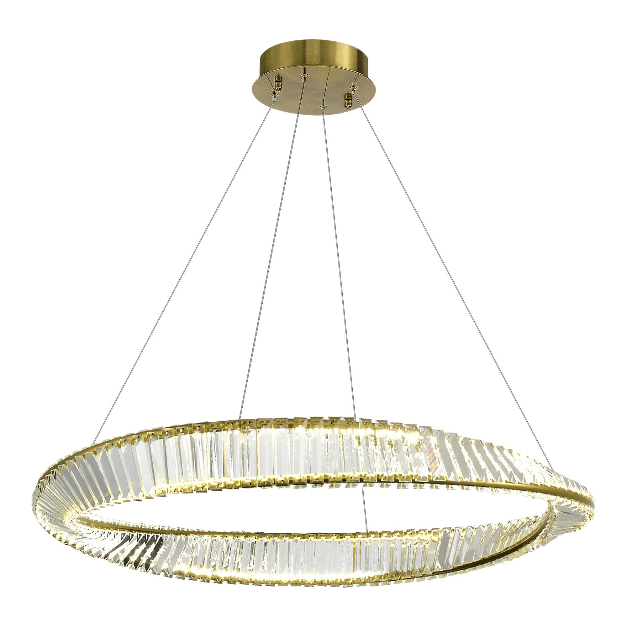 Изображение товара SL6204.321.01 Светильник подвесной ST-Luce Латунь/Прозрачный LED 1*58W 4000K от магазина N&M Home