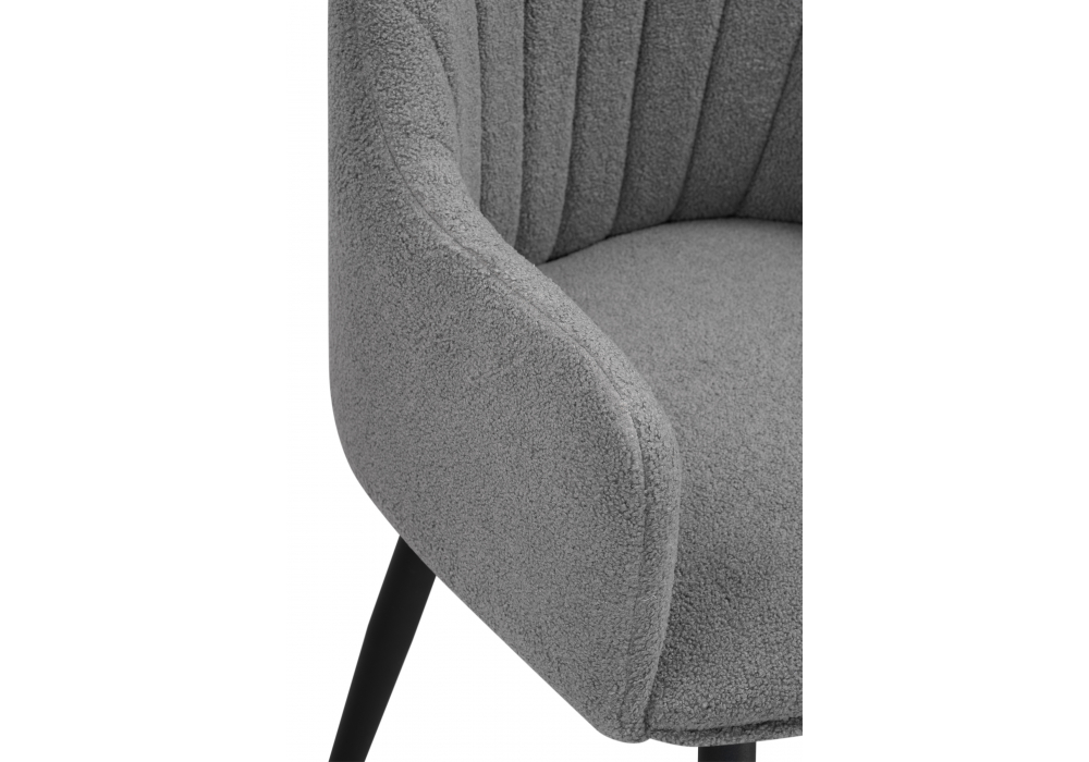 Изображение товара Стул на металлокаркасе Халли lamb 11 / черный от магазина N&M Home