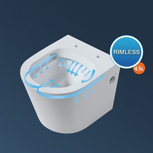 Изображение товара Унитаз подвесной CeramaLux B2330-2MDH от магазина N&M Home
